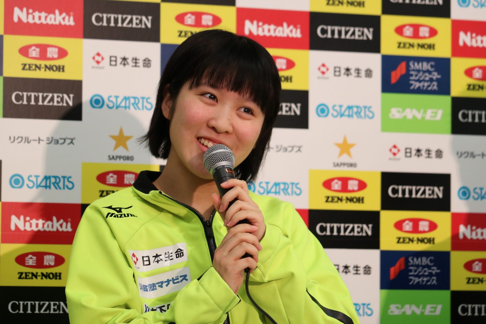 全日本卓球2018 選手会見（１）平野美宇「情熱大陸に密着されたい」