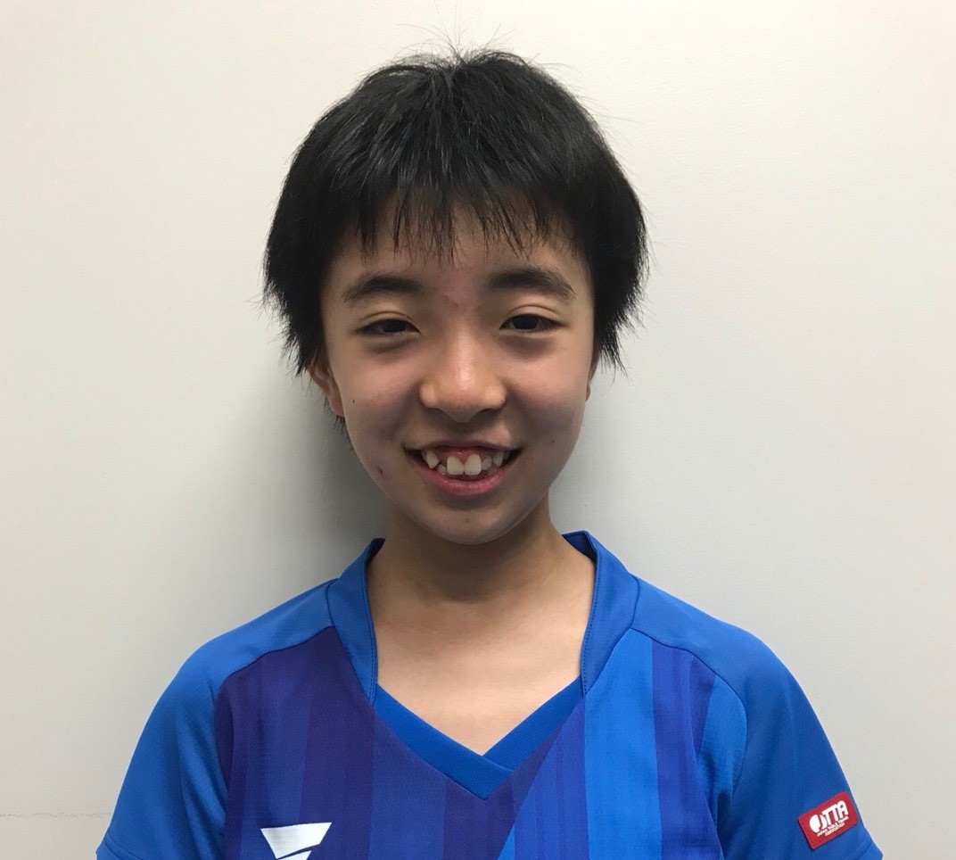 【卓球】東アジアホープス2017金メダルの13歳・小塩遥菜がVICTASと契約