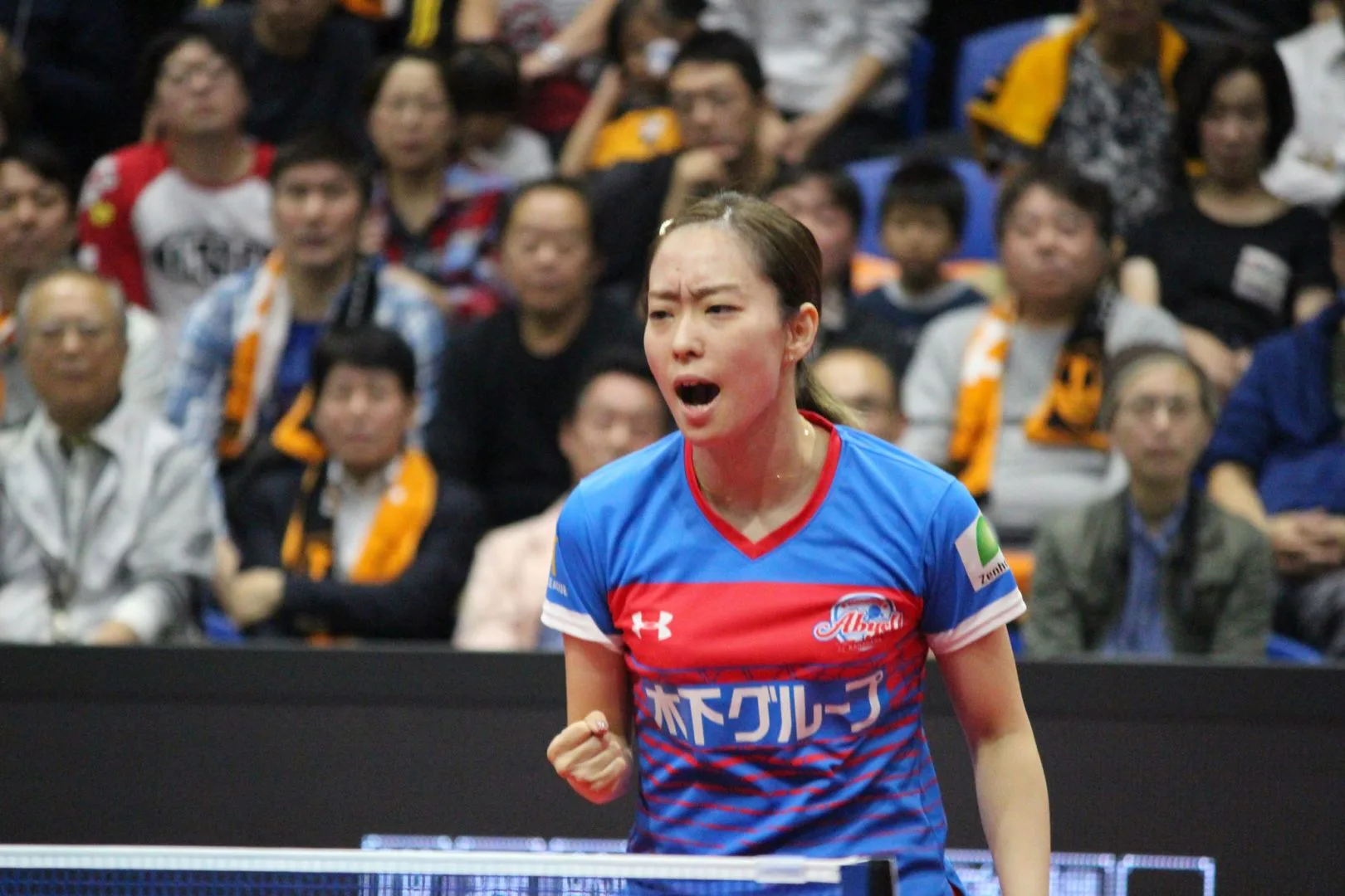 【卓球・Tリーグ】石川佳純が気迫の逆転勝利 同点で前半折り返す＜10/27 KA神奈川vs名古屋＞