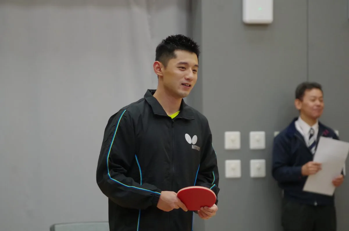 卓球 タマス新社屋完成披露パーティーに中国からはるばる張継科がやって来た 卓球メディア Rallys ラリーズ