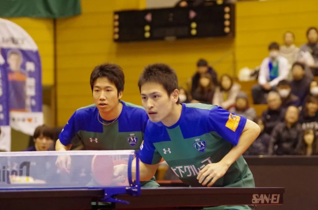 写真：水谷隼（左）・大島祐哉（木下マイスター東京）/撮影：寺西ジャジューカ
