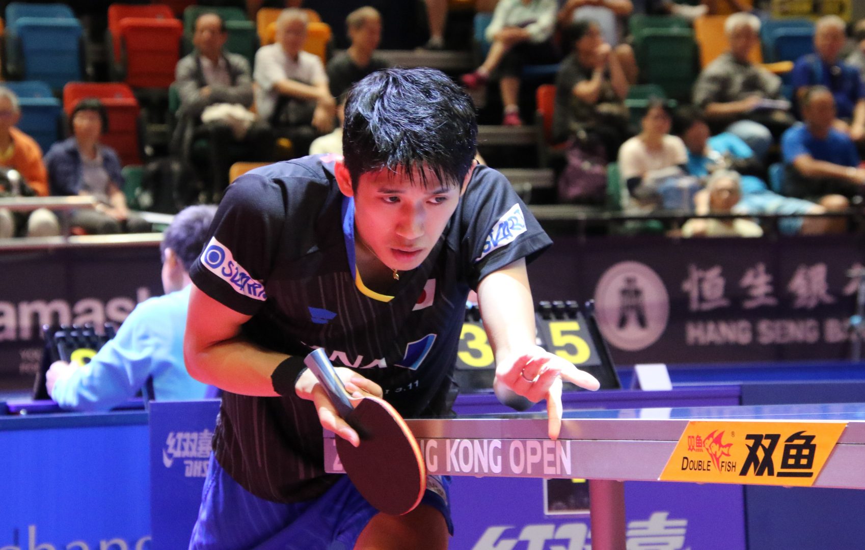 【卓球】吉村真晴、リオ五輪でも見せた得意の“背面打ち”を披露
