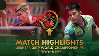【動画】NGUYEN Duc Tuan VS JUHASZ Patrik 2019 世界選手権