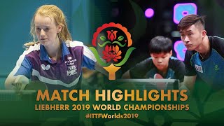 【動画】MORRISON Calum・PLAISTOW Rebecca VS LEONG Chee Feng・LYNE Karen 2019 世界選手権 ベスト128