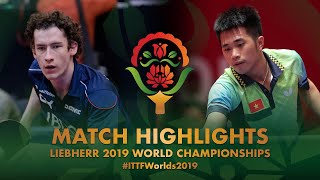 【動画】GLOD Eric・ルカ・ムラデノビッチ VS DOAN Ba Tuan Anh・NGUYEN Duc Tuan 2019 世界選手権 ベスト64