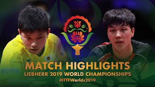 【動画】張本智和 VS 安宰賢 2019 世界選手権 ベスト16