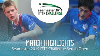 【動画】坪井勇磨 VS TEPIC Pero ITTFチャレンジ・セルビアオープン