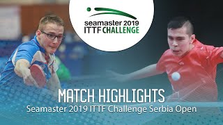 【動画】HAZIN Jeremy VS LEVAJAC Dimitrije ITTFチャレンジ・セルビアオープン