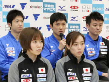 卓球の五輪テスト大会、来月に　張本智和、伊藤美誠が意気込み
