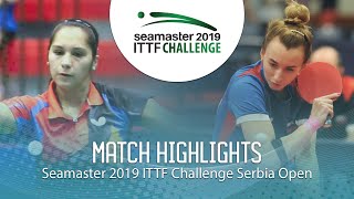 【動画】MALANINA Maria VS MORALES Judith ITTFチャレンジ・セルビアオープン ベスト64