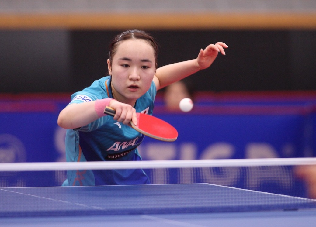 伊藤美誠、4強入り　中国期待の20歳に完勝＜卓球・スウェーデンオープン＞