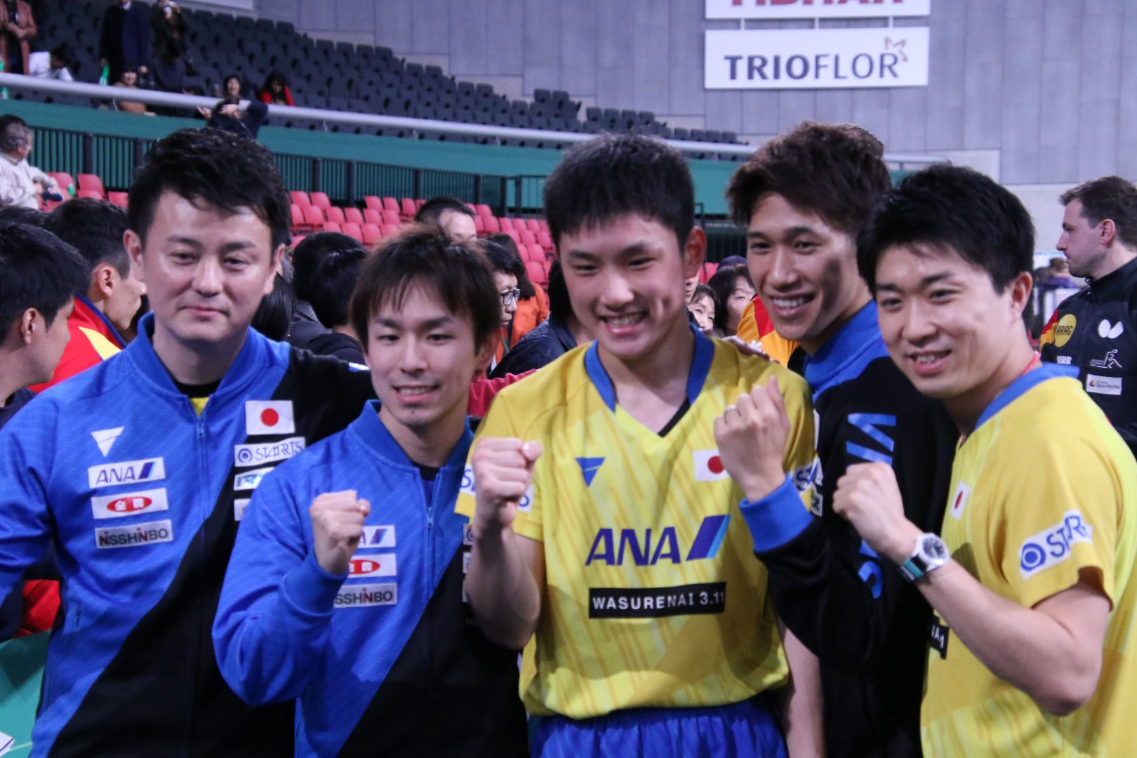 日本男子、ドイツに勝利　最後は張本が勝負を決める＜JA全農 卓球チームワールドカップ＞