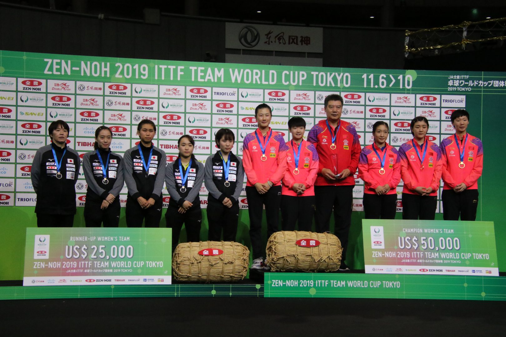 【W杯決勝レポ】中国女子V9の偉業　伊藤美誠、東京五輪に向け「良くても変えていくうまさを」＜JA全農 ITTF卓球チームワールドカップ＞