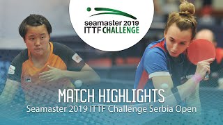 【動画】MALANINA Maria VS MAK Tze Wing ITTFチャレンジ・セルビアオープン 決勝