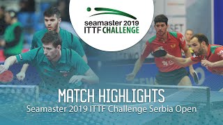 【動画】ECSEKI Nandor・アダム・シューディー VS カルバリョ・ジェラルド ITTFチャレンジ・セルビアオープン 準決勝