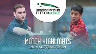 【動画】SGOUROPOULOS Ioannis VS WEI Shihao 2019 ITTFチャレンジ・スロベニアオープン