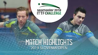 【動画】DEVOS Robin VS ステファン・ウォシュ 2019 ITTFチャレンジ・スロベニアオープン ベスト64