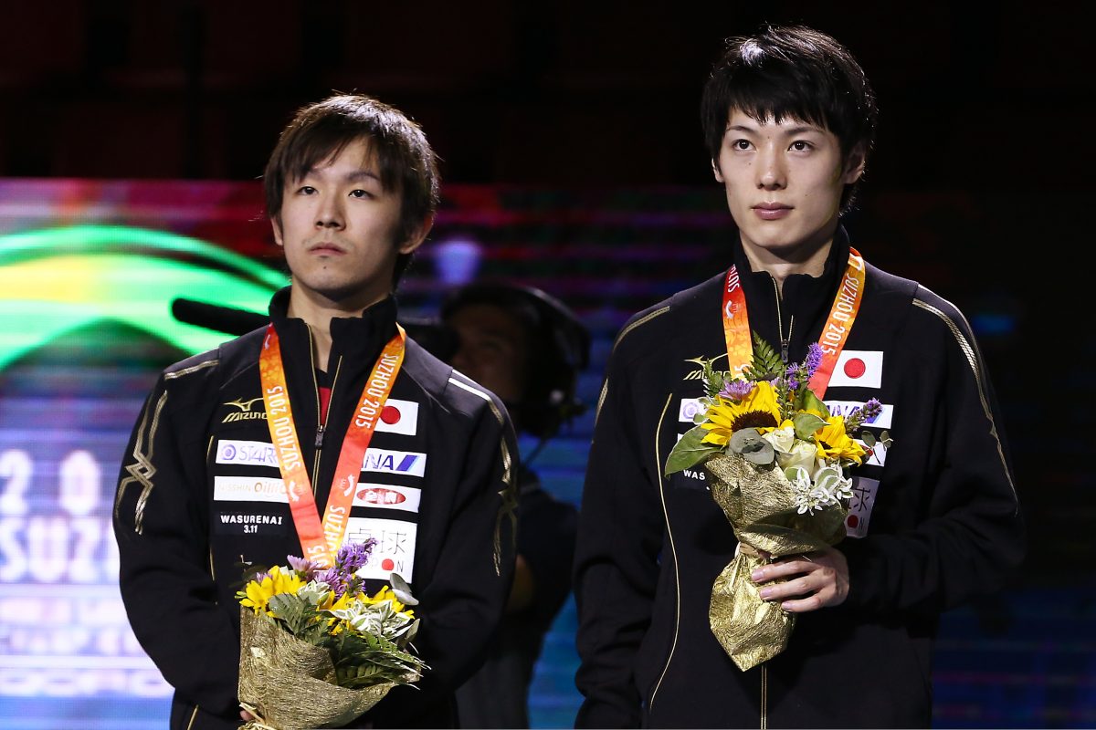 世界卓球2015では銅メダルを獲得。松平/丹羽ペア