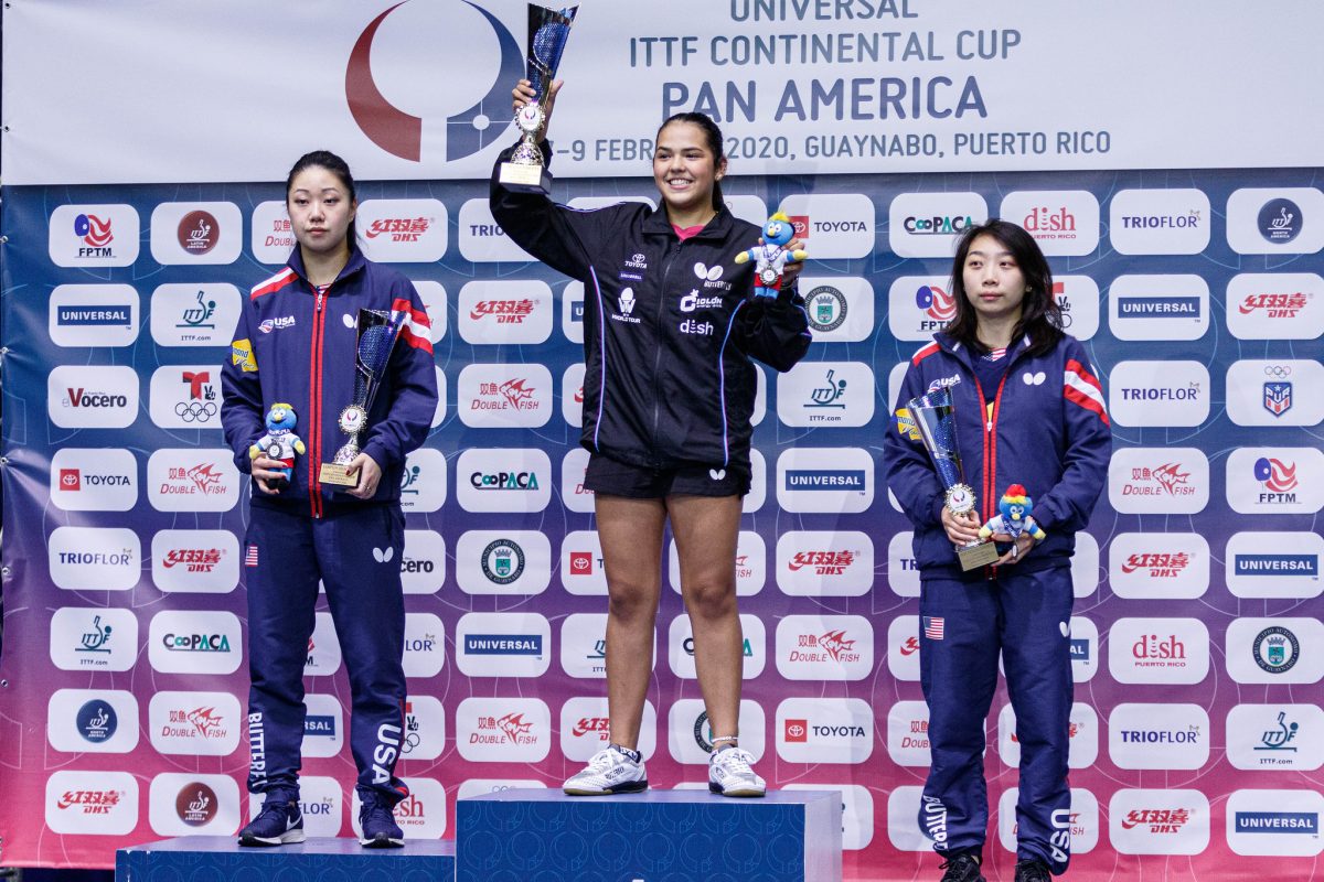 写真：女子シングルス入賞者/提供：ittfworld