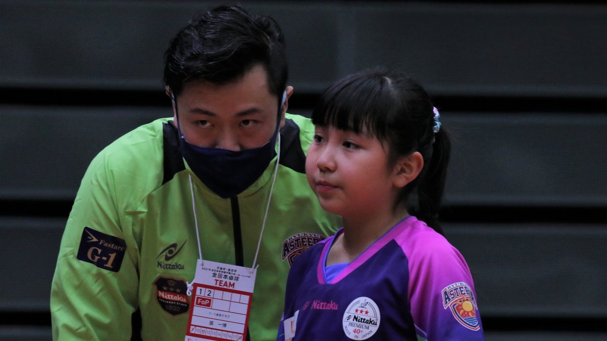 女子最年少10歳・張本梓恩、勝利ならず　琉球監督で父・張一博がアドバイスも