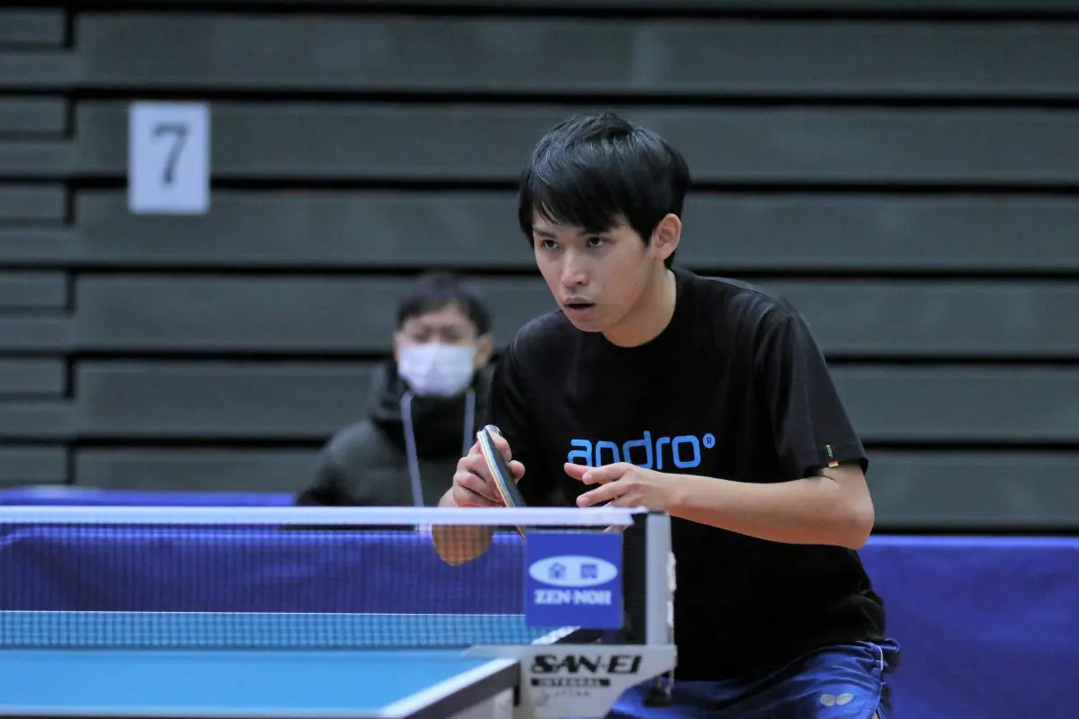 神戸大ob山崎貴幸 卓球人生変えた念願の全日本初出場 まだ 選手として続けたい 卓球メディア Rallys ラリーズ