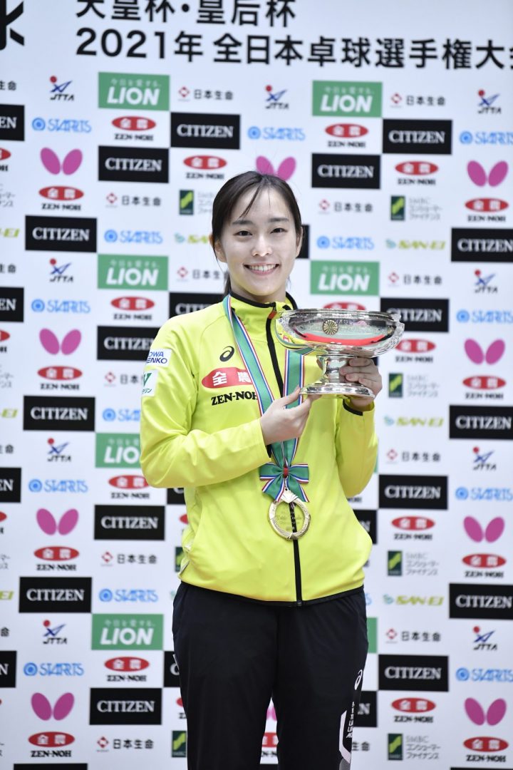 【画像】卓球全日本女子シングルスベスト16　栄誉ある“ランカー”入りを果たした選手は
