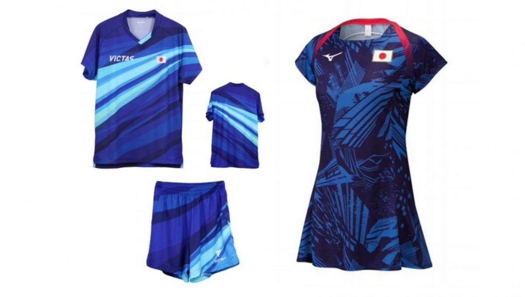 男女卓球日本代表の東京五輪着用ユニフォーム公開 女子は初の