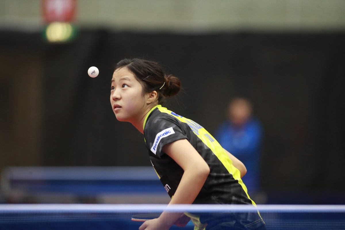 【画像】平野美宇、16歳の五輪韓国代表に敗戦　ベスト8ならず＜WTTスターコンテンダードーハ＞