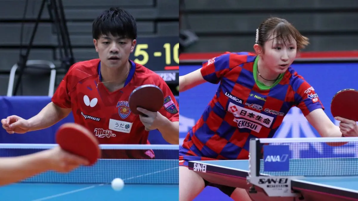 東京五輪卓球日本代表のリザーブ選手発表 男子は宇田幸矢 女子は早田ひな 卓球メディア Rallys ラリーズ