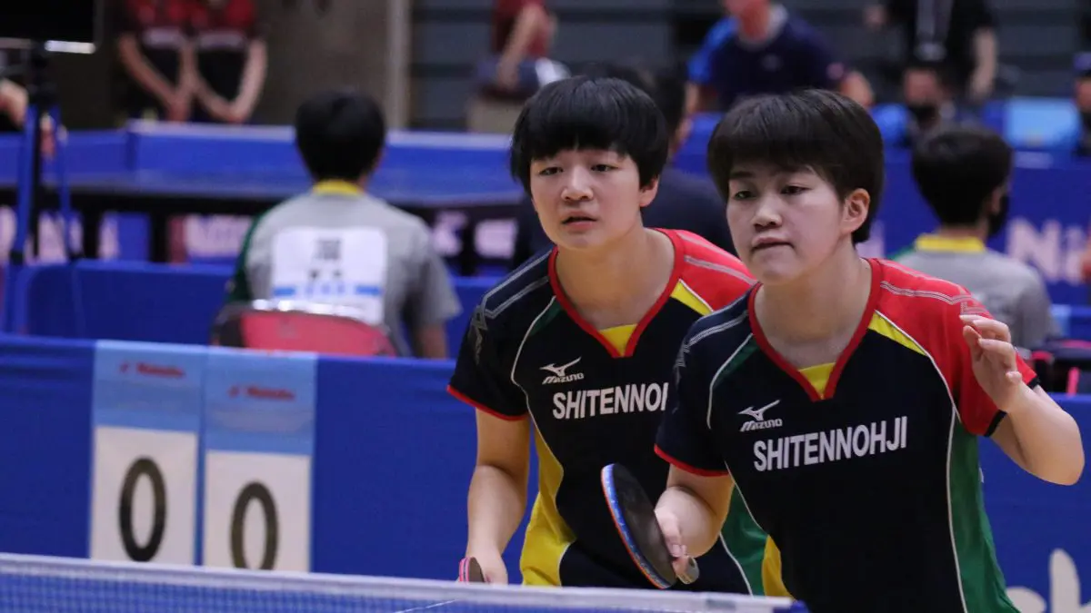 女子ダブルス3回戦終了　大藤・横井(四天王寺)らがベスト16進出＜卓球・インターハイ複結果＞