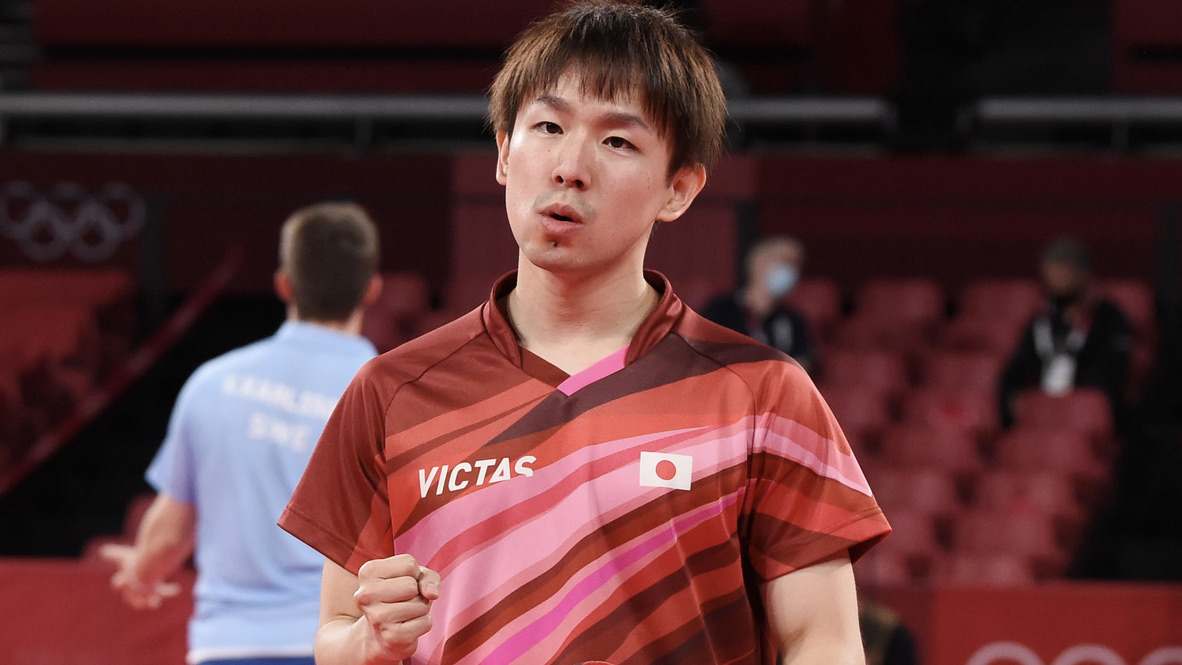 【五輪卓球】卓球日本男子、ベスト4進出　“ファンタジスタ”丹羽孝希がスウェーデンのエースに完勝