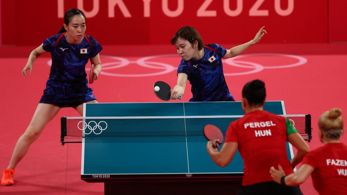 【五輪卓球】日本女子団体、石川佳純/平野美宇ペアでまず1勝　平野は今大会初出場