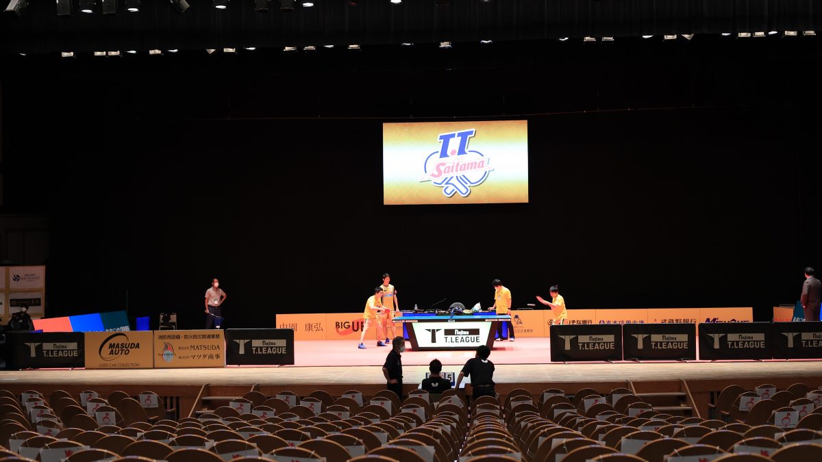 日本初　“劇場”で卓球の試合開催　丹羽孝希、水谷隼ら東京五輪代表もベンチ入り