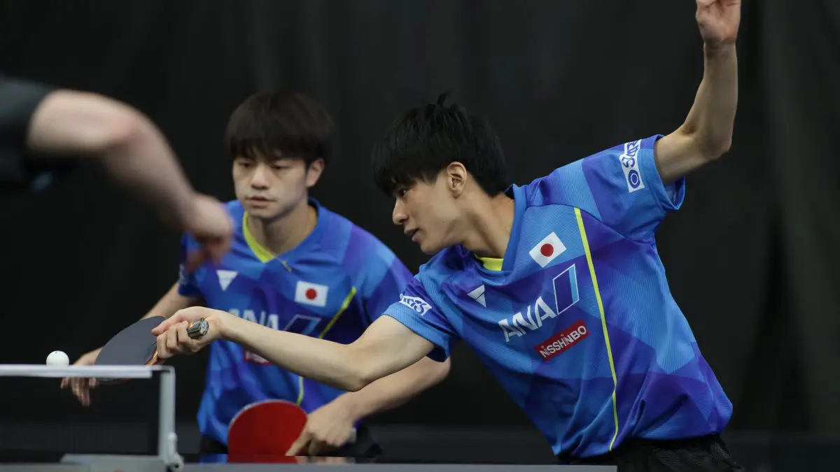 戸上隼輔/宇田幸矢の明治大ペア、準決勝敗退　韓国ペアに苦杯＜卓球・WTTスターコンテンダードーハ＞