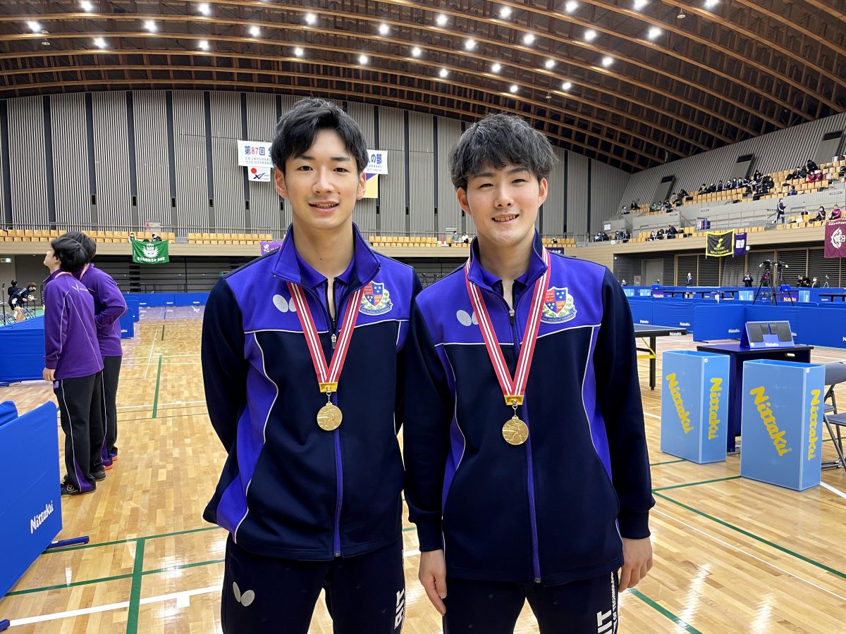 写真：岩越帆香と笹尾明日香（早稲田大）/撮影：ラリーズ編集部