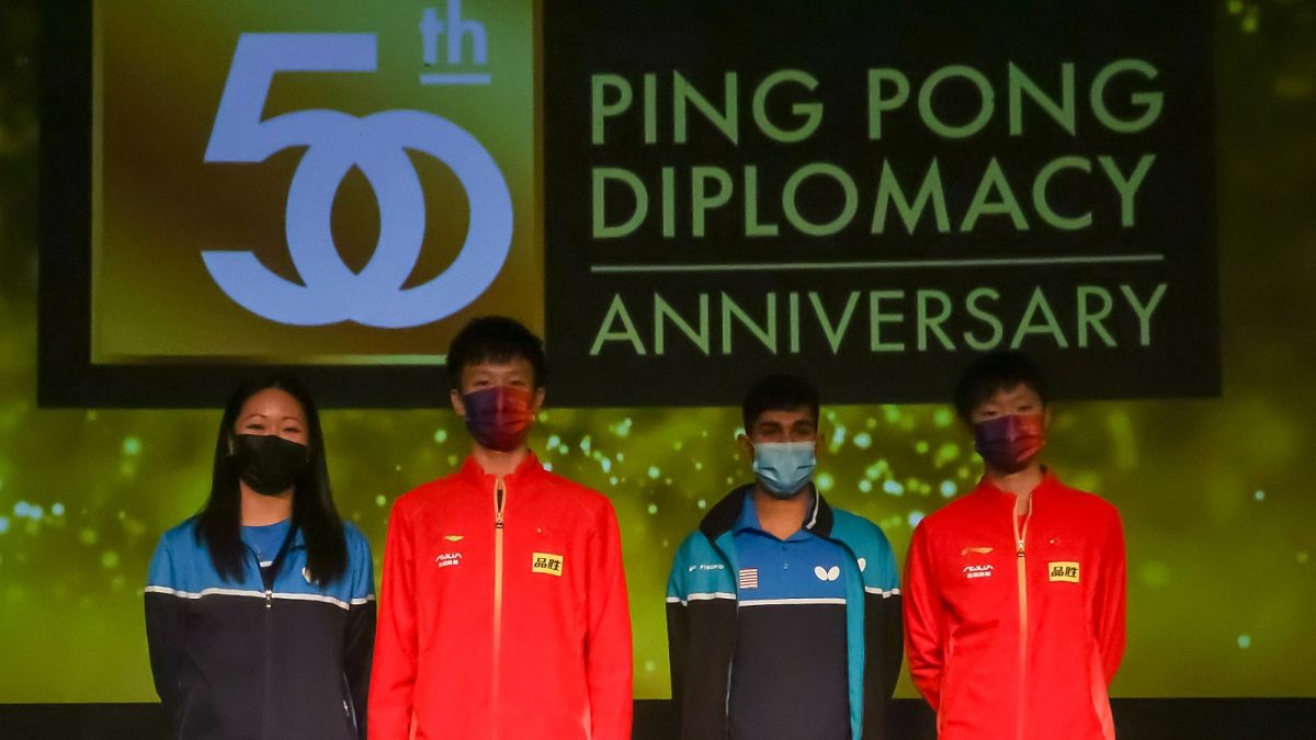ピンポン外交50周年　中国×アメリカの国際ペアが混合ダブルス出場へ＜世界卓球2021＞