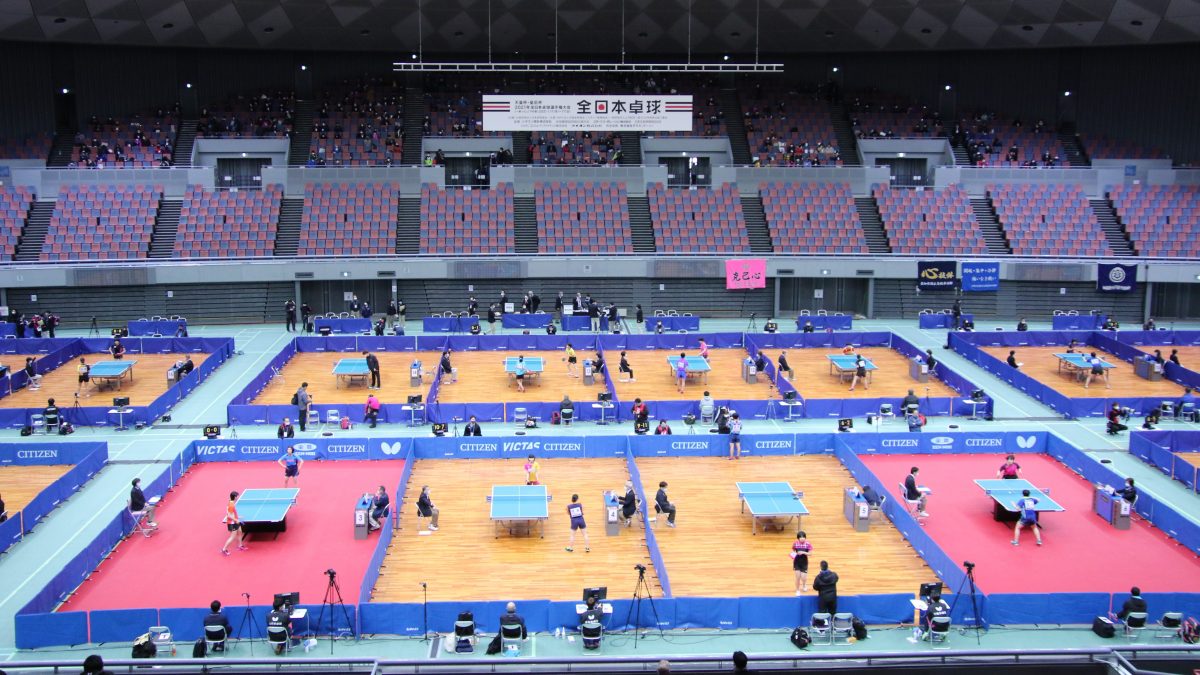 日本卓球協会、全日本選手権6日目と7日目のみ有観客開催を発表　