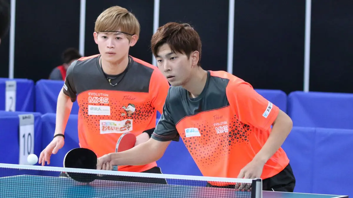 Youtuber が全国1勝 櫻井 大澤ペア 辛勝で2回戦へ 全日本卓球22男子複1回戦 卓球メディア Rallys ラリーズ