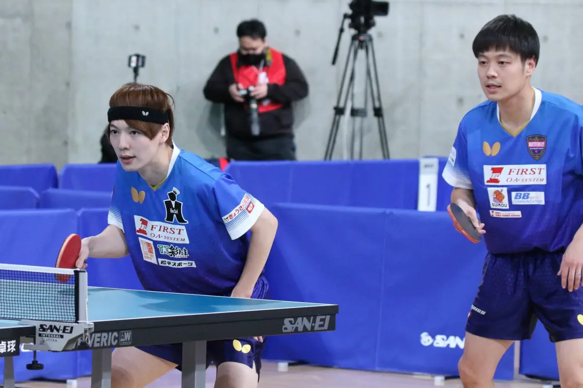 Youtuber が全国1勝 櫻井 大澤ペア 辛勝で2回戦へ 全日本卓球22男子複1回戦 卓球メディア Rallys ラリーズ