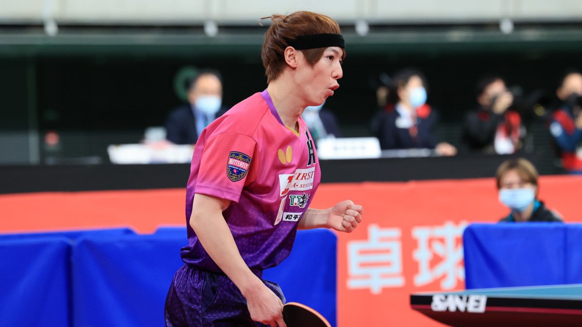 止まらない松平健太　ジュニア王者・吉山を下し4強入り＜全日本卓球2022男子単準々決勝＞