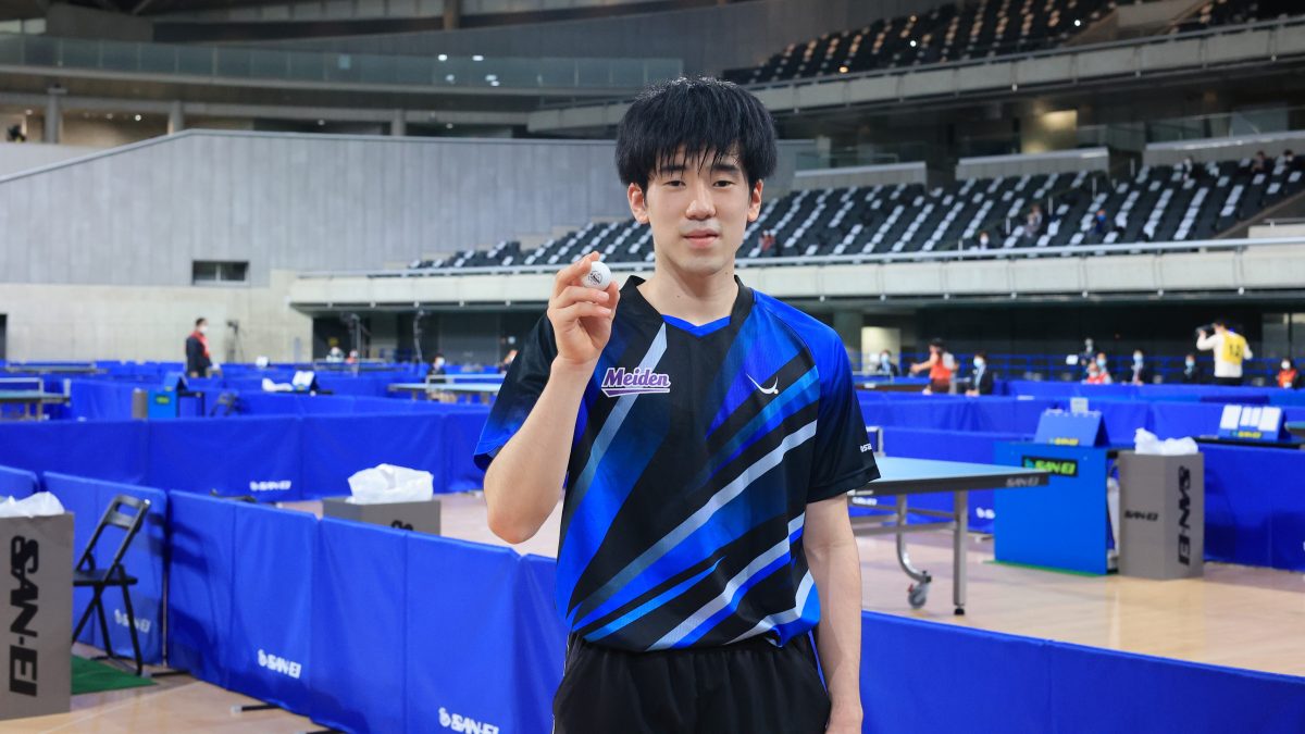 愛工大名電高・吉山僚一、松島を破り2度目の優勝を飾る＜全日本卓球2022ジュニア男子単決勝＞