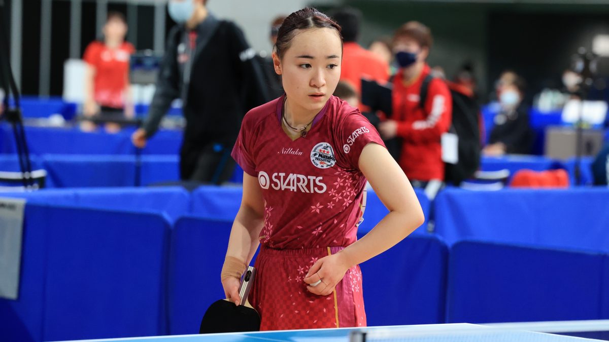 5回戦進出の伊藤美誠　「楽しみながら、落ち着きながら頑張りたい」＜全日本卓球2022＞