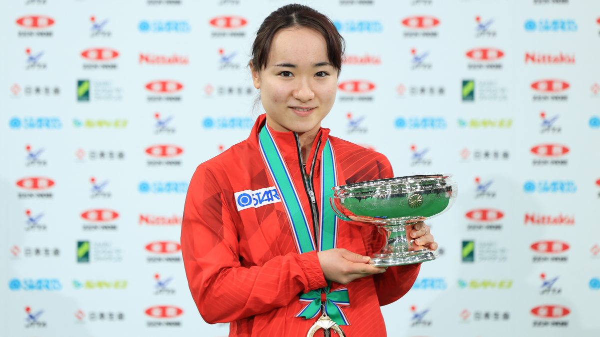 伊藤美誠が3年ぶり3回目V　女子シングルスランキング一覧＜全日本卓球2022＞