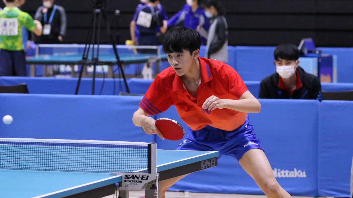 三浦学苑が初戦白星　男子予選E、F、G、Hリーグ1試合目結果＜全国高校選抜卓球大会＞