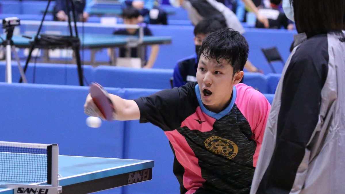 駒大苫小牧、初戦辛勝　男子予選I、J、K、Lリーグ1試合目結果＜全国高校選抜卓球大会＞