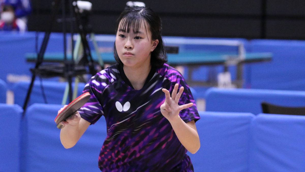 16強進出選手が決定　女子シングルス予選リーグ結果②＜全国高校選抜卓球大会＞