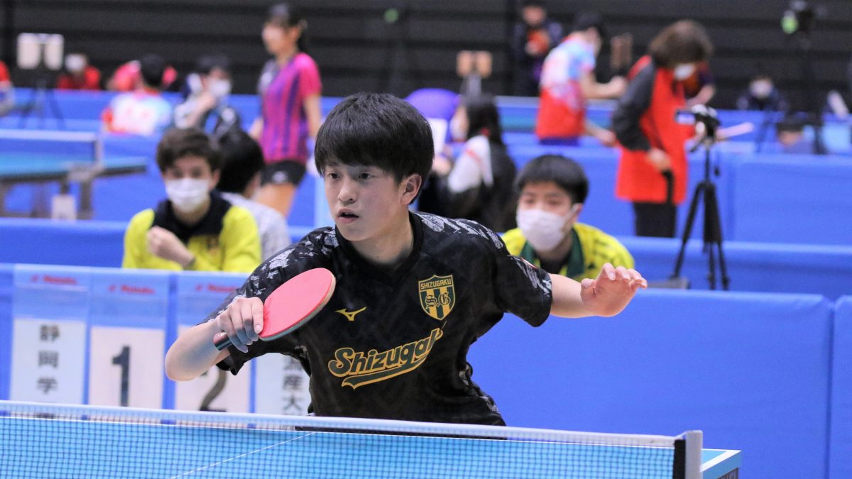 前回上位校がヒヤリ　静岡学園、鶴岡東が初戦辛勝　男子予選E、F、G、Hリーグ2試合目結果＜全国高校選抜卓球大会＞