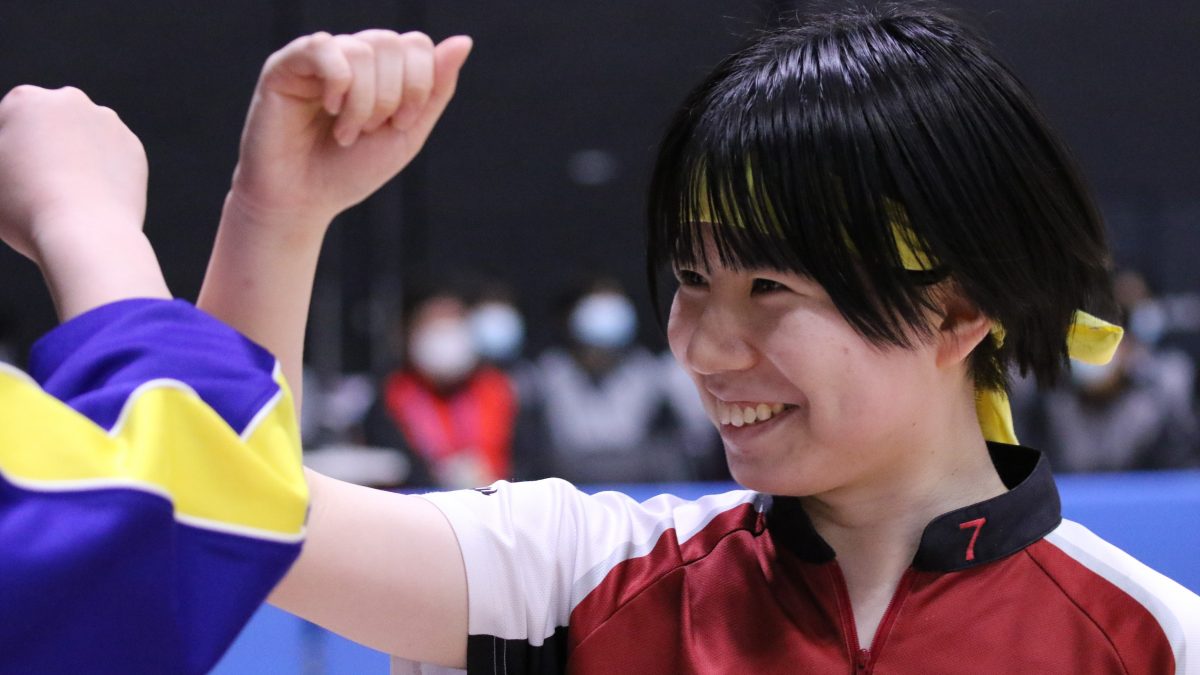 インハイ3位ダブルス擁する明誠、“オール1年生”愛み大瑞穂に勝利　女子予選Bリーグ結果＜全国高校選抜卓球大会＞