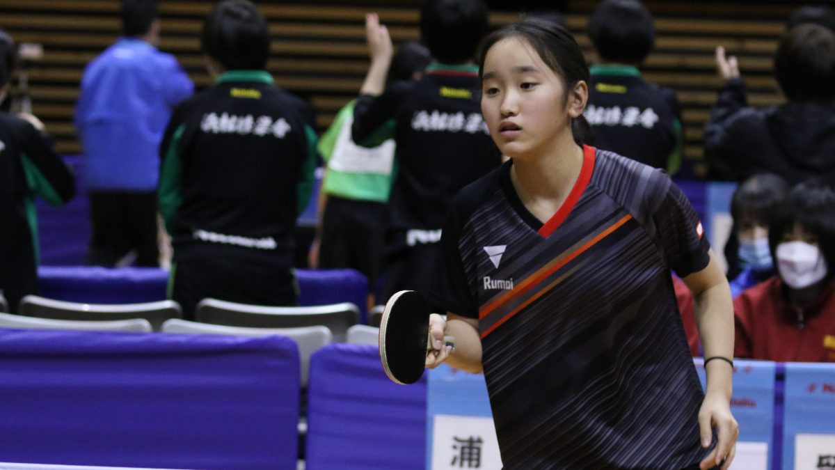 北海道・留萌中、逆転で1位トーナメントへ　女子予選E～Hブロック結果＜全国中学選抜卓球大会＞