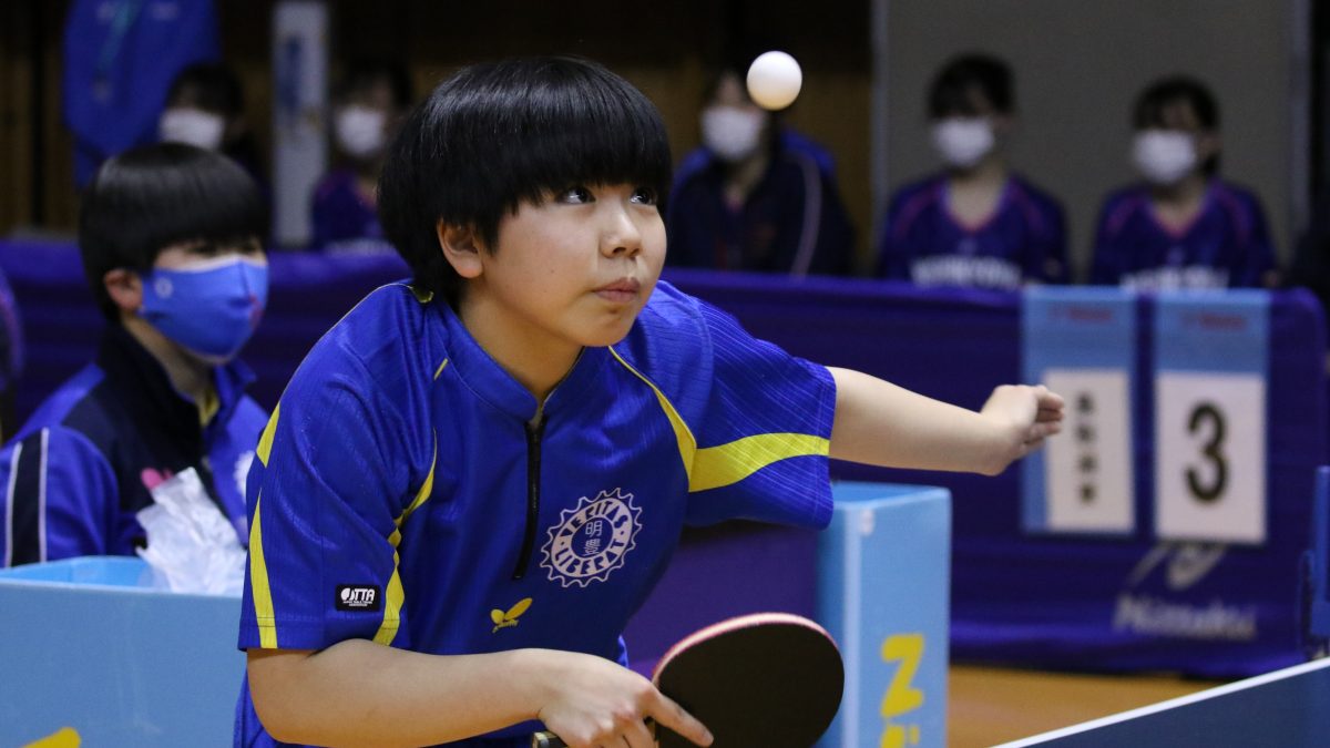 明豊中、明徳義塾中が2試合無傷で1位通過　女子予選I～Lブロック結果＜全国中学選抜卓球大会＞